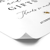 Poster Honey Bee et Daisy Cartes et Cadeaux Douche (Coin)