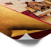 POSTER HONEY BEE, MAINTIEN DE L'OEUVRE, PARCHEMENT DE MAI (Coin)