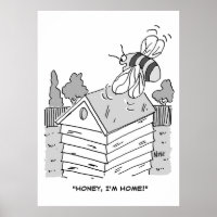 Honey Bee revient à sa ruche