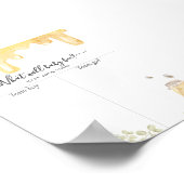 Poster Honey Bee Sunflowers Sexe Révélation de vote Graph (Coin)