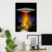 POSTER "HONEY, C'ÉTAIT LE CHIEN." (Bureau à domicile)