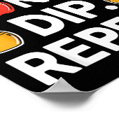 Poster Honey Dip Repeat Funny Rosh Hashanah Jewish New Ye (Coin)