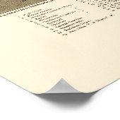 Poster Honey Grove, TX Carte panoramique - 1886 (Coin)