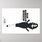 Poster Honey, I don't do dishes, I only do men (Devant)