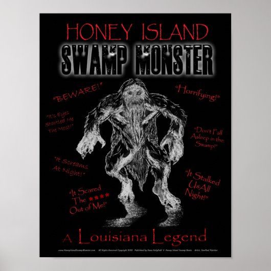 Poster Honey Island Swamp Monster (Voorkant)