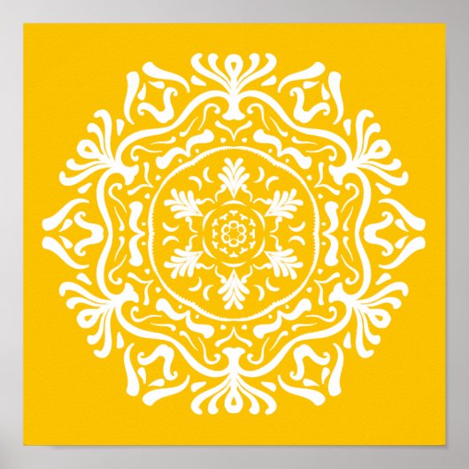Poster Honey Mandala (Devant)