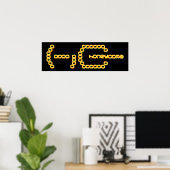 Poster honeycoma (Bureau à domicile)