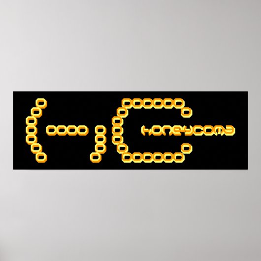 Poster honeycoma (Devant)