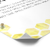 Poster Honeycombs - Souvenirs avec l'affiche de la mariée (Coin)