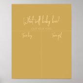 Poster Honeypeb Genre Reveillez Garçon ou Girl Chart (Devant)