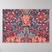 Poster Honeysuckle, Wallpaper de William Morris (Devant)
