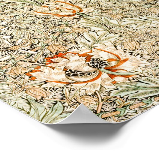 Poster Honeysuckle, William Morris (Coin)