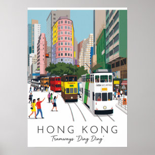 POSTER HONG KONG – DING DING TRAM