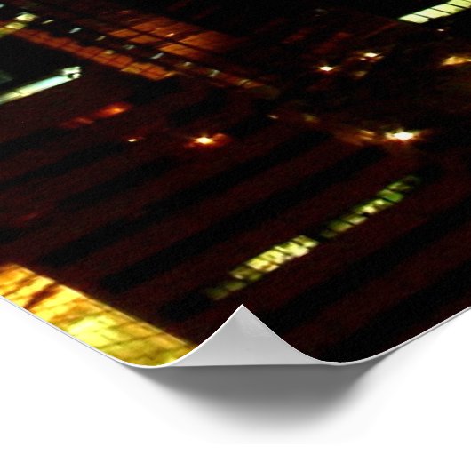 Poster Hong Kong la nuit (Coin)