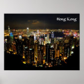 Poster Hong Kong Nightscape (Devant)