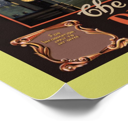 Poster Hong Kong ~ Riviera de l'Orient (Coin)