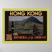 Poster Hong Kong ~ Riviera de l'Orient (Devant)