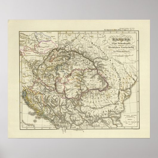 Poster Hongrie (Devant)