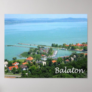 Poster Hongrie - Balaton -
