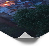 Poster HONGRIE, Budapest : Pont Szechenyi (Chaîne), 2 (Coin)