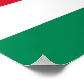 Poster Hongrie - drapeau hongrois - (Coin)