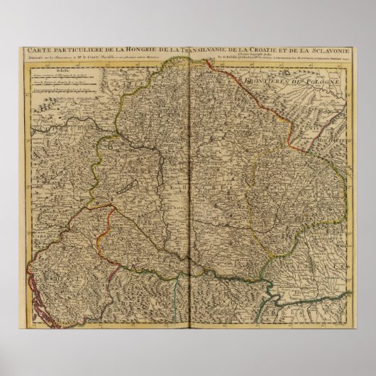 Poster Hongrie et Roumanie (Devant)