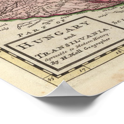 Poster Hongrie et Transsilvanie (Coin)