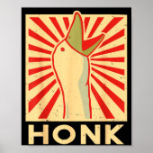 Poster Honk Goose - Funny Duck Chicken Meme Idea (Devant)