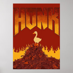Poster Honk of Doom: La Oie se Lève"