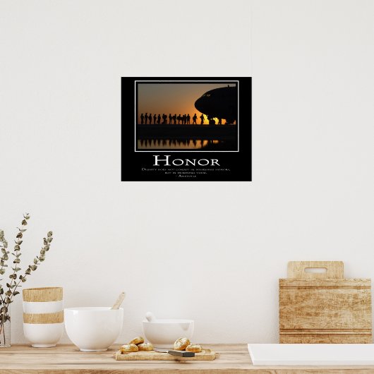 Poster Honneur (Cuisine)