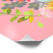 Poster Honneur de Thanksgiving d'automne PInk (Coin)