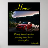 Poster Honneur resplendit au bord du lac Twilight Serenit (Devant)