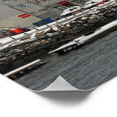 Poster Honningsvåg, Norvège (Coin)