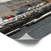 Poster Honningsvåg, Norvège (Coin)