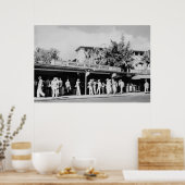 Poster Honolulu, HA - Vue de l'Honolulu (Cuisine)