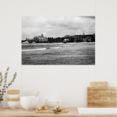 Poster Honolulu, HA - Vue de Moana & Royal Hawaiian (Cuisine)