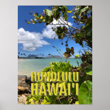 Poster - Honolulu Hawaï