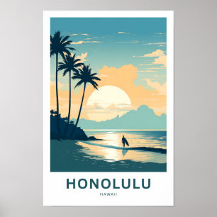 Poster Honolulu Hawaii