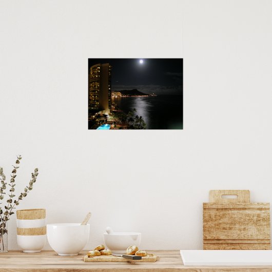 Poster Honolulu Hawaii (Cuisine)