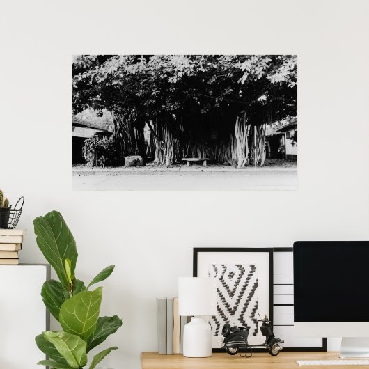 Poster Honolulu, Hawaii - Le Saucisson (Bureau à domicile)