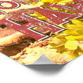 Poster - Honolulu Hawaii met Hibiscus (Hoek)