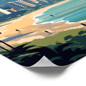 Poster Honolulu, Hawaii : Voyage Vintage (Coin)