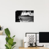 Poster Honolulu, Hawaii - Vue de Diamond Head (Bureau à domicile)