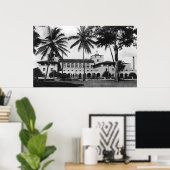 Poster Honolulu, Hawaii Vue de Federal Bldg et post 2 (Bureau à domicile)