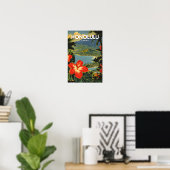 Poster Honolulu Nostalgic (Bureau à domicile)
