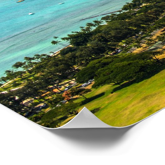 Poster Honolulu, Oahu (Coin)