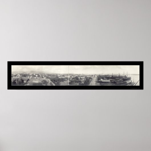 Poster Honolulu, photo HI 1913 (Devant)
