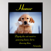 Poster Honor Brille À Travers La Joie Joueuse Des Chiots (Devant)