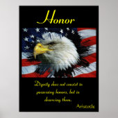 Poster Honor Emcorps la sagesse et la fierté du patriote (Devant)