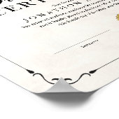 Poster Honor Roll Certificate (Coin)